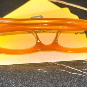 Fendi Women's Glasses in Warm Brown